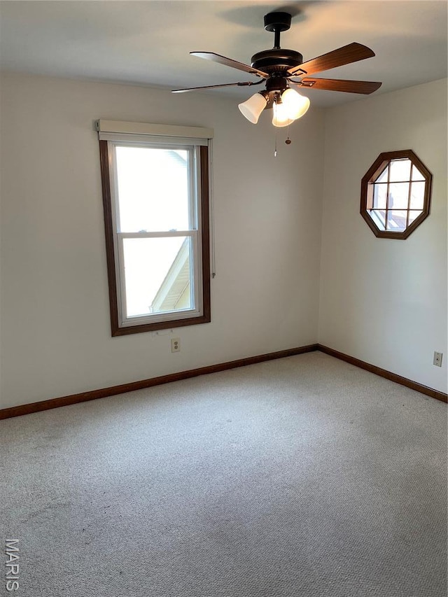 12020 Jacobson Ct, Saint Louis, MO 63044 - carpeted spare room with plenty of natural light and ceiling fan