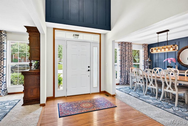 218 W Stonybrook Dr, Ofallon, IL 62269 - entryway with hardwood / wood-style flooring and healthy amount of natural light