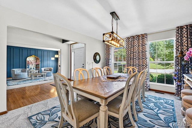 218 W Stonybrook Dr, Ofallon, IL 62269 - dining room with wood finished floors and baseboards