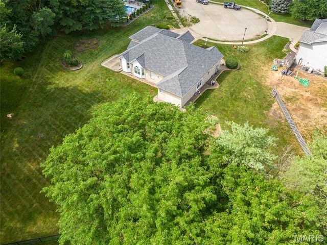 1805 Lincoln Knolls Dr, Edwardsville, IL 62025 - aerial view of property and surrounding area
