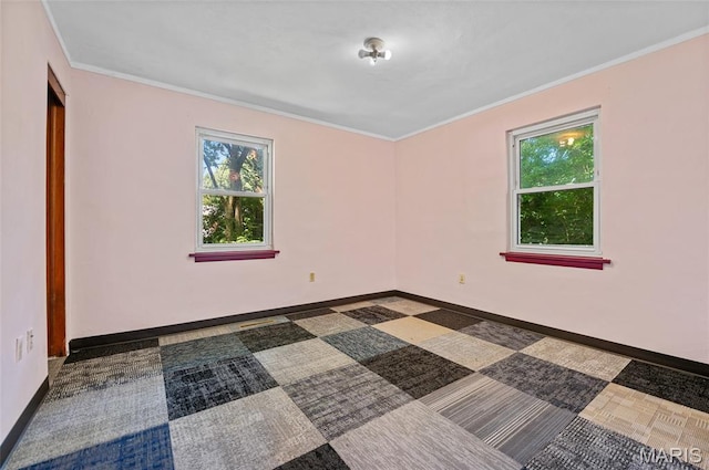 2 Willow Dr, Fairview Heights, IL 62208 - empty room featuring ornamental molding and baseboards