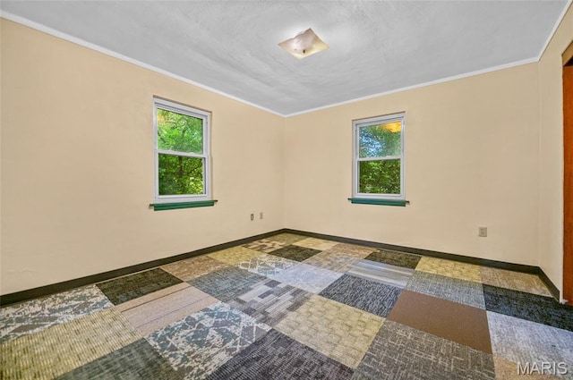 2 Willow Dr, Fairview Heights, IL 62208 - unfurnished room featuring plenty of natural light and crown molding