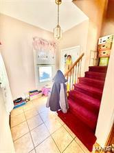 805 N Carleton, Farmington, MO 63640 - tiled foyer featuring stairway