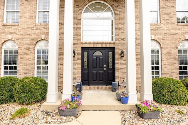 804 Cardiff Ct, Ofallon, IL 62269 - entrance to property featuring brick siding
