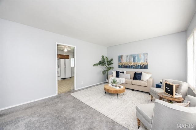 508 Joy Dr, Ofallon, IL 62269 - carpeted living area featuring plenty of natural light