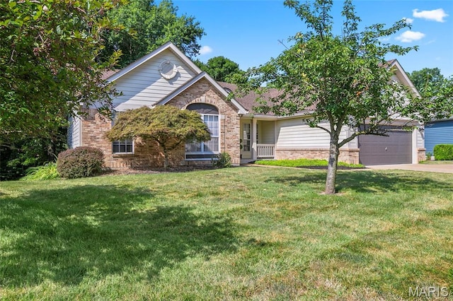 2028 During Dr, Arnold, MO 63010 - single story home featuring driveway, an attached garage, a front yard, and brick siding
