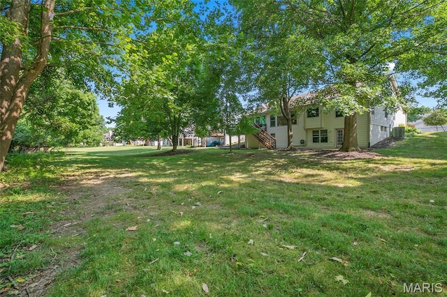 2028 During Dr, Arnold, MO 63010 - view of green lawn featuring stairs