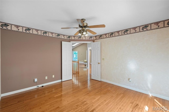 2028 During Dr, Arnold, MO 63010 - spare room with light wood-type flooring and a ceiling fan