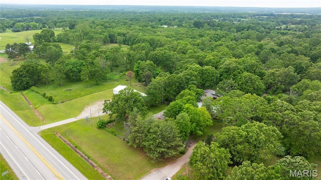 19954 Ironwood Ln, Lebanon, MO 65536 - drone / aerial view of a heavily wooded area