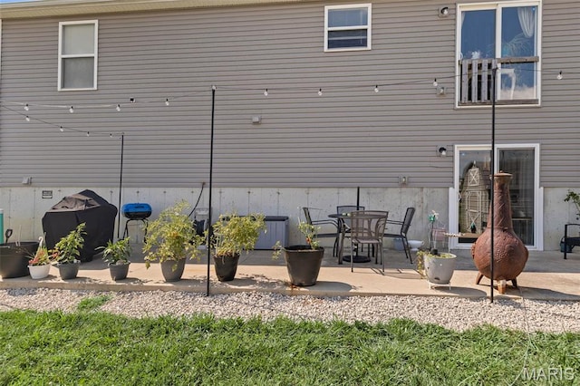 101 Shiloh Ridge Dr, Shiloh, IL 62221 - rear view of house with a patio area