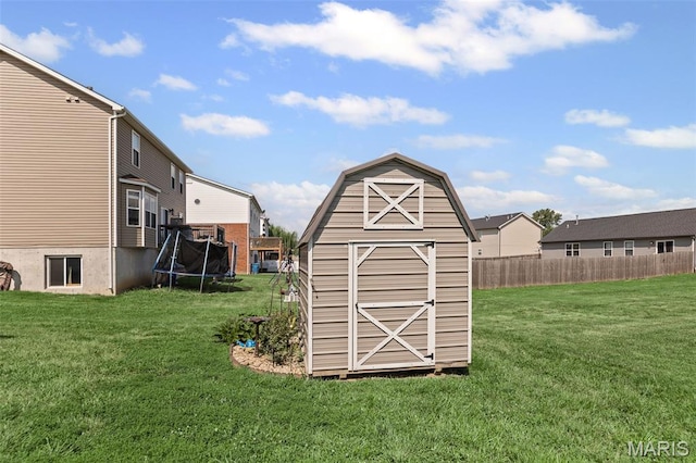 101 Shiloh Ridge Dr, Shiloh, IL 62221 - view of shed with a trampoline