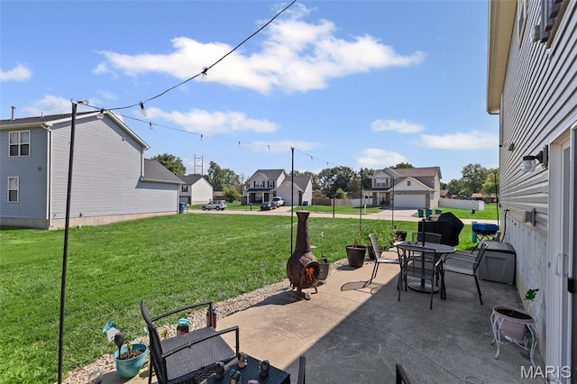 101 Shiloh Ridge Dr, Shiloh, IL 62221 - view of patio with a residential view and outdoor dining space