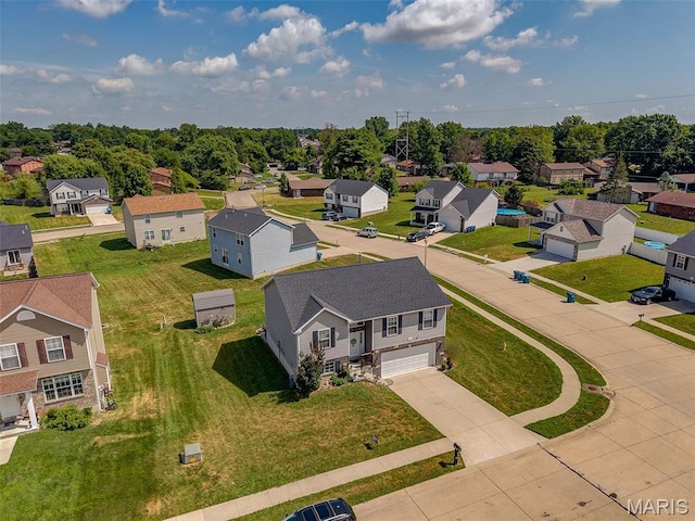 101 Shiloh Ridge Dr, Shiloh, IL 62221 - aerial perspective of suburban area