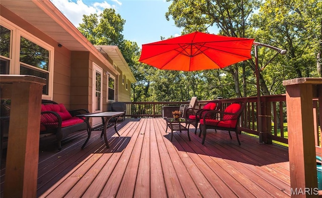 15550 US Highway 63, Rolla, MO 65401 - deck featuring outdoor lounge area