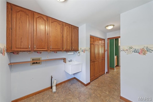 67 High Trails Dr, Eureka, MO 63025 - washroom featuring cabinet space and washer hookup