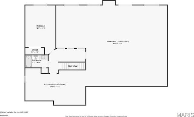 67 High Trails Dr, Eureka, MO 63025 - view of floor plan / room layout