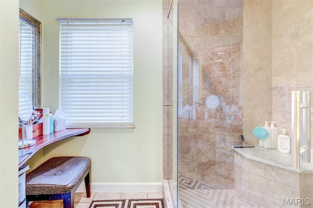 2211 Viewroyal Dr, Des Peres, MO 63131 - full bathroom with tiled shower and plenty of natural light