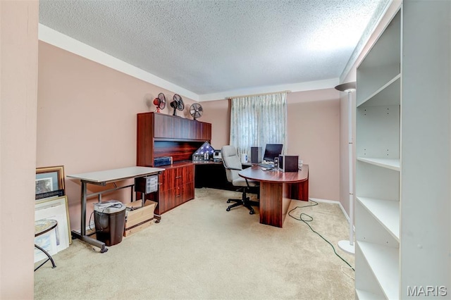 2211 Viewroyal Dr, Des Peres, MO 63131 - carpeted office with a textured ceiling
