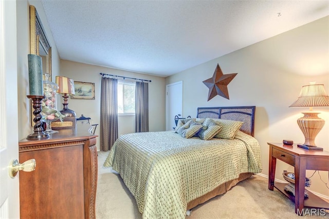 2211 Viewroyal Dr, Des Peres, MO 63131 - bedroom with light carpet and a textured ceiling