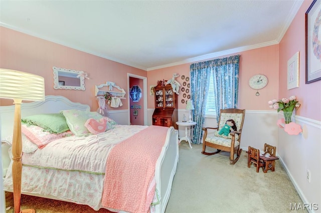 2211 Viewroyal Dr, Des Peres, MO 63131 - bedroom with carpet and ornamental molding