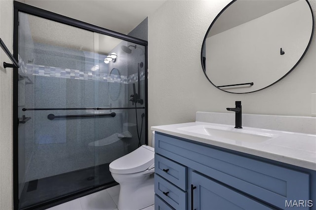 1016 Andra Dr, Maryville, IL 62062 - full bath with vanity and a stall shower