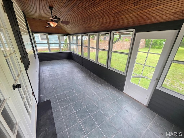 371 Jefferson St, Saint Genevieve, MO 63670 - unfurnished sunroom with ceiling fan and plenty of natural light