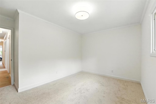 15282 Springrun Dr, Chesterfield, MO 63017 - empty room with ornamental molding and light colored carpet