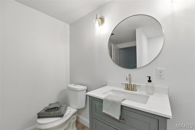 15282 Springrun Dr, Chesterfield, MO 63017 - half bath with toilet and vanity