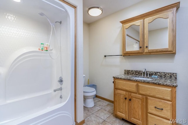 1124 Carpentry Cir, Lebanon, MO 65536 - full bath featuring vanity, tile patterned flooring, and bathtub / shower combination