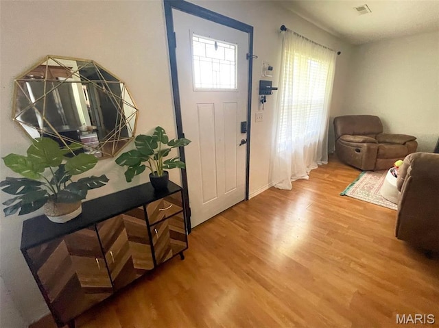 712 W Oak St, Dexter, MO 63841 - entrance foyer with wood finished floors