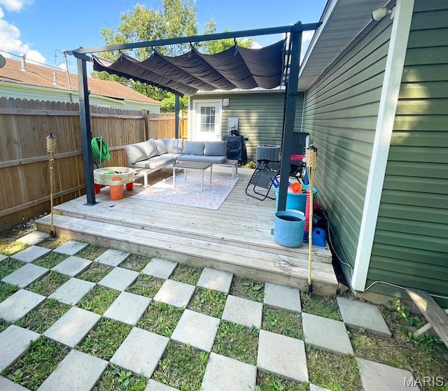 712 W Oak St, Dexter, MO 63841 - deck with outdoor lounge area