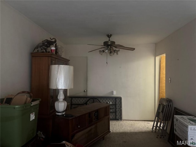 3148 Davis Ave, Granite City, IL 62040 - misc room featuring carpet and a ceiling fan