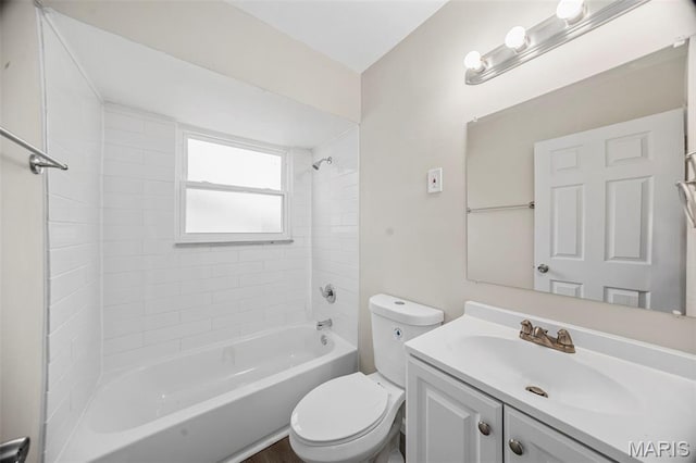 1237 Fairview Ave, University City, MO 63130 - bathroom featuring vanity and bathtub / shower combination