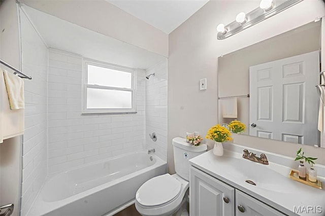 1237 Fairview Ave, University City, MO 63130 - full bathroom featuring vanity and washtub / shower combination