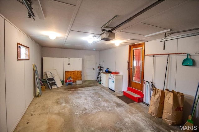 971 Cedar Dr, Wood River, IL 62095 - garage featuring a garage door opener