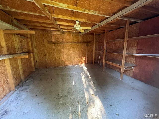 211 N Davis St, Cuba, MO 65453 - storage area with ceiling fan