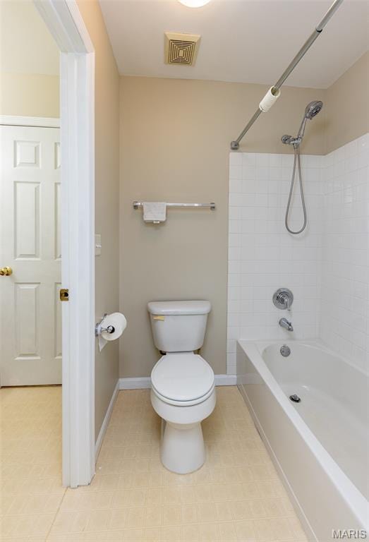 602 Whispering Willows Ct, Ballwin, MO 63021 - bathroom featuring shower / tub combination and tile patterned floors