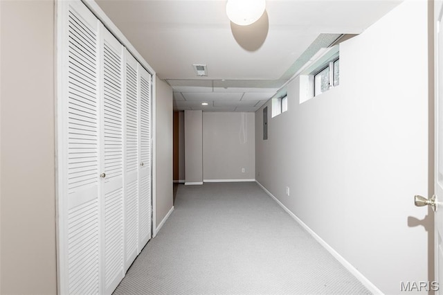 602 Whispering Willows Ct, Ballwin, MO 63021 - hall with light colored carpet and baseboards