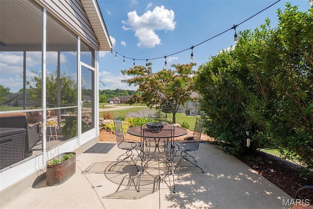 126 Maxwell Dr, Columbia, IL 62236 - view of patio / terrace featuring outdoor dining area