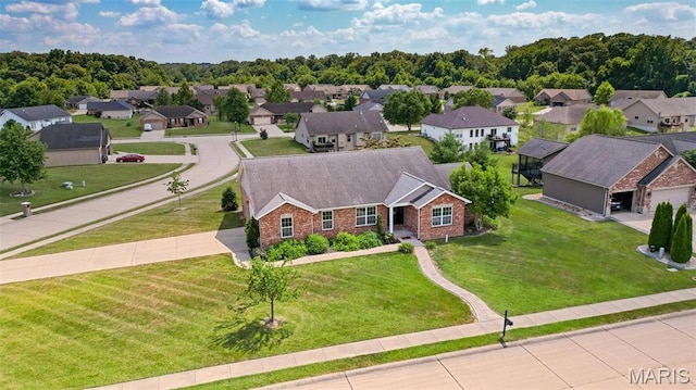 126 Maxwell Dr, Columbia, IL 62236 - aerial view of residential area