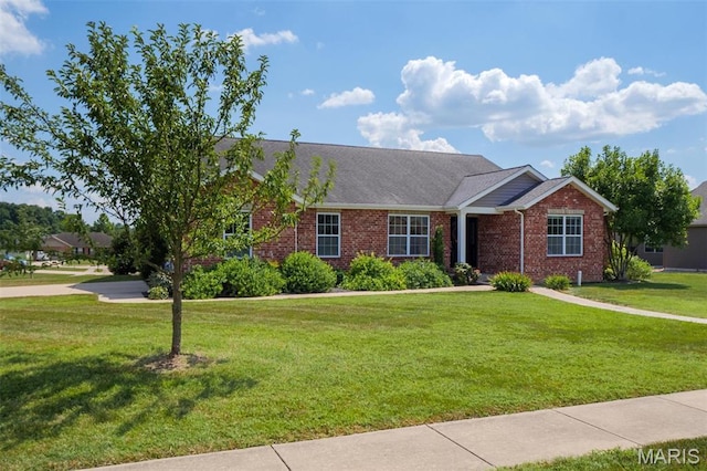 126 Maxwell Dr, Columbia, IL 62236 - single story home with brick siding and a front yard
