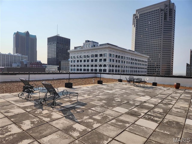1010 Saint Charles St Unit 802, Saint Louis, MO 63101 - view of patio / terrace featuring a city view
