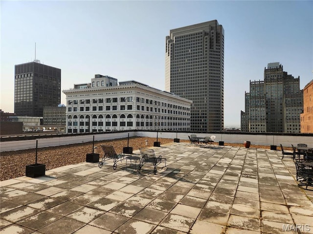 1010 Saint Charles St Unit 802, Saint Louis, MO 63101 - view of patio with a city view