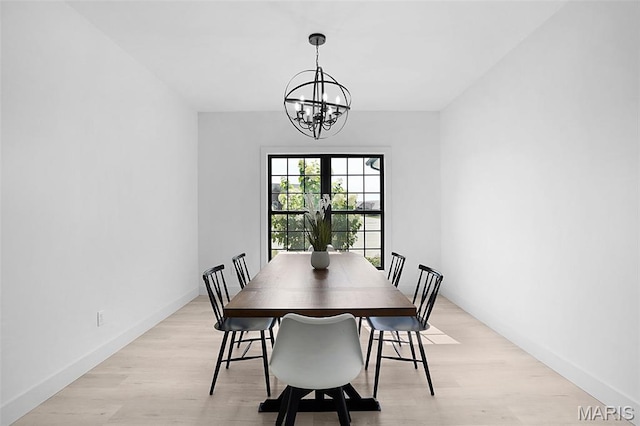 2803 Poolbrook Way, Washington, MO 63090 - dining room featuring a chandelier and light wood-style floors