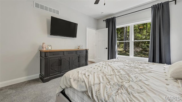 5065 Fox Bridge Rd, Wildwood, MO 63069 - bedroom with carpet floors and a ceiling fan