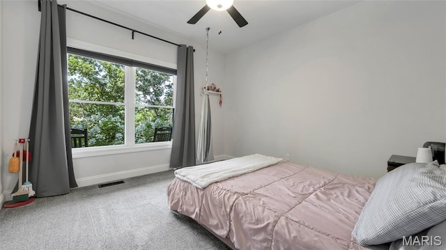 5065 Fox Bridge Rd, Wildwood, MO 63069 - bedroom featuring carpet flooring and a ceiling fan