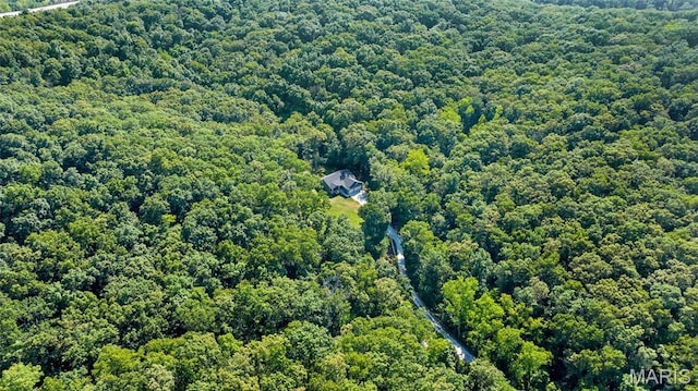 5065 Fox Bridge Rd, Wildwood, MO 63069 - drone / aerial view of a heavily wooded area