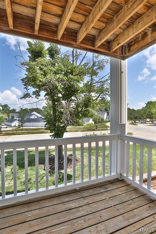 160 Jubilee Hill Dr Unit G, Grover, MO 63040 - view of wooden deck