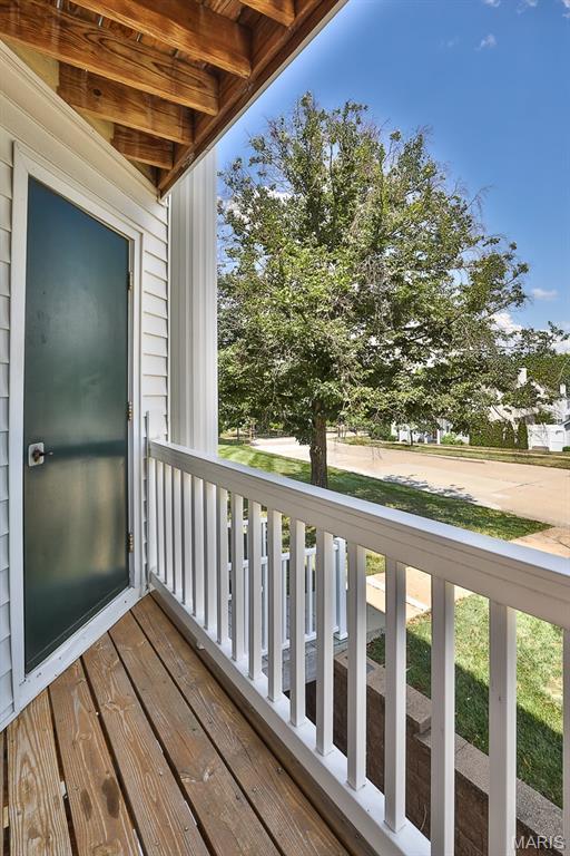 160 Jubilee Hill Dr Unit G, Grover, MO 63040 - view of balcony