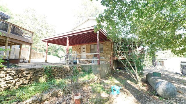 18937 Wayne Route D, Wappapello, MO 63966 - view of outbuilding with covered porch
